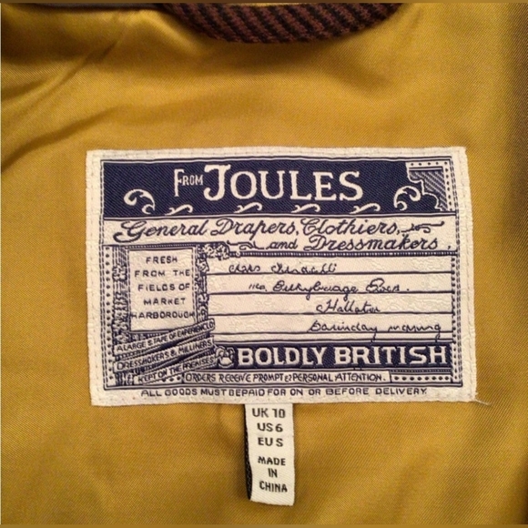 Joules Brown Herringbone Skirt Suit - size 6 - Picture 2 of 13